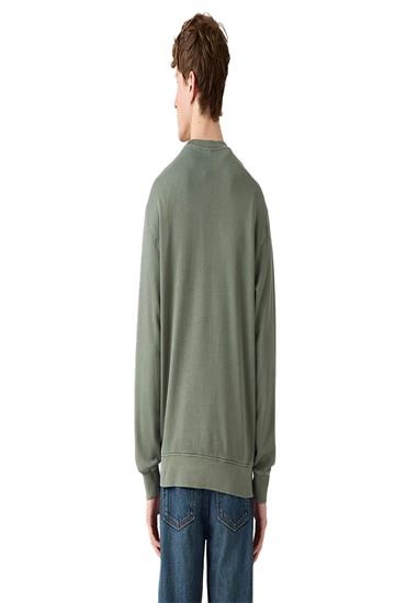 NON GRAPHIC TEES-GARMENT DYE STONE BLUE JERSEY